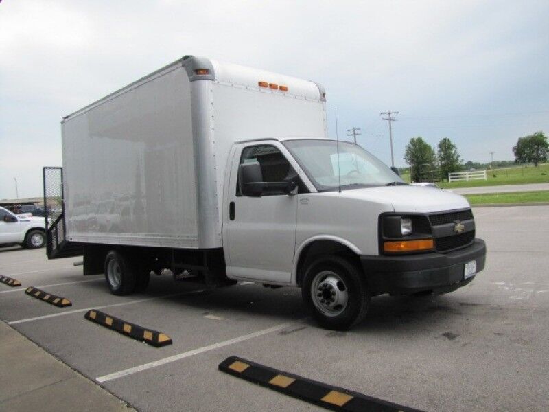 2013 Chevrolet Express 3500 14' Box Van Landscapers Ramp Collinsville OK
