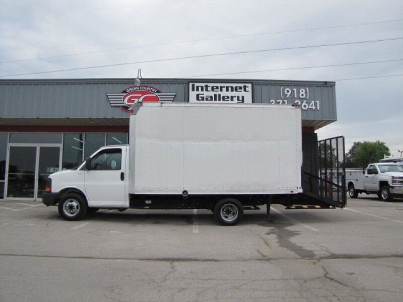 2013 Chevrolet Express 3500 14' Box Van Landscapers Ramp Collinsville OK