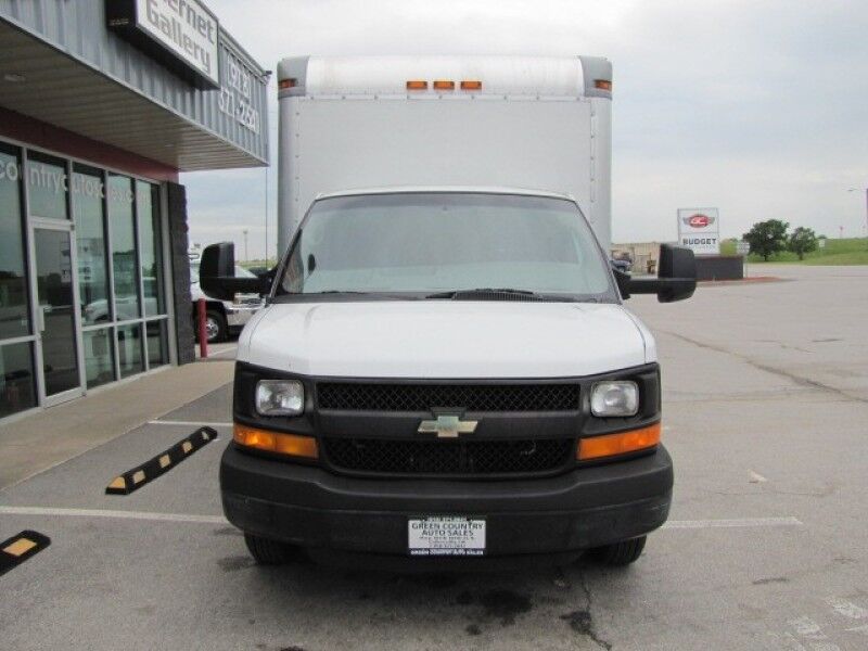 2013 Chevrolet Express 3500 14' Box Van Landscapers Ramp Collinsville OK