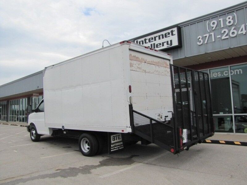 2013 Chevrolet Express 3500 14' Box Van Landscapers Ramp Collinsville OK