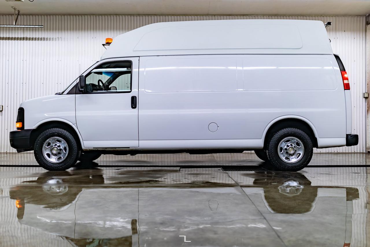 2013 Chevrolet Express 3500 Ext High Roof Cargo Van BCam Red Deer AB