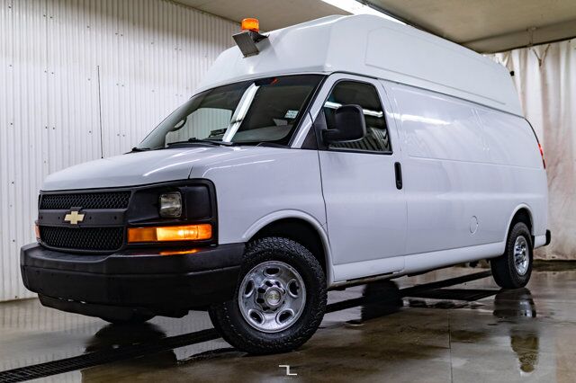 2013 Chevrolet Express 3500 Ext High Roof Cargo Van BCam Red Deer AB