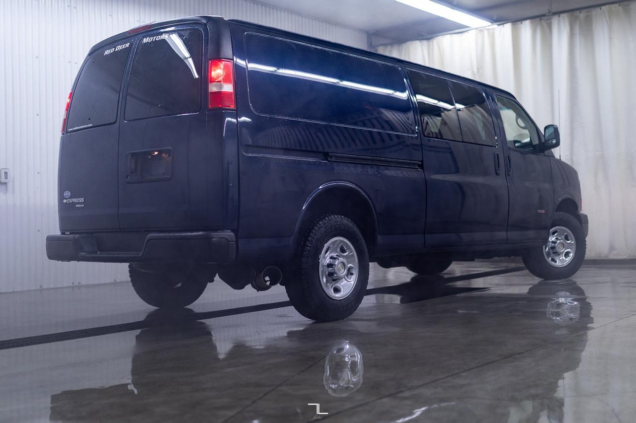 2013 Chevrolet Express 3500 Extended Cargo Van Diesel Red Deer AB