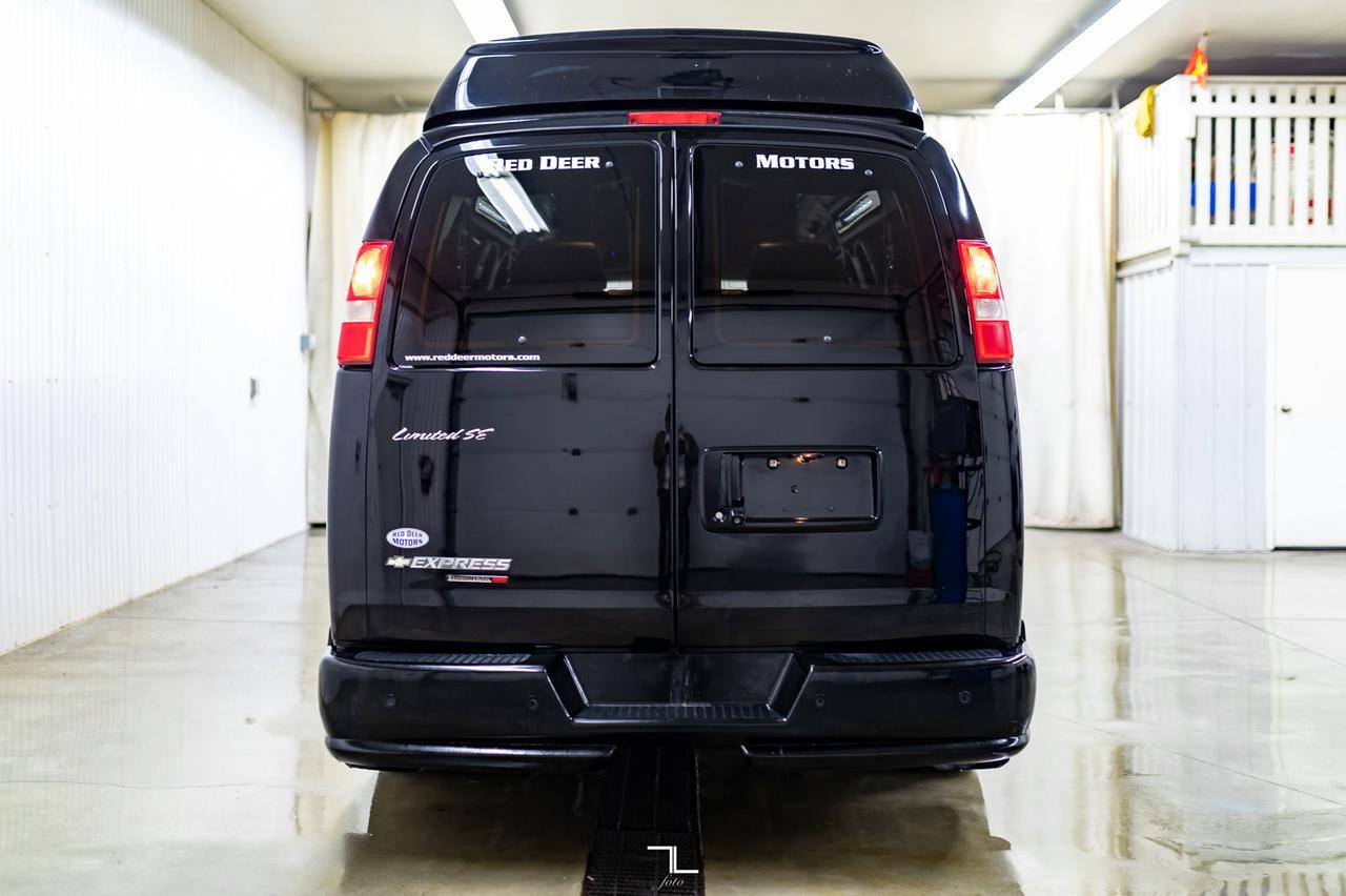 2013 Chevrolet Express AWD Explorer Conversion Van Leather DVD Red Deer AB