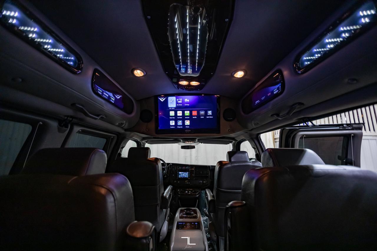 2013 Chevrolet Express AWD Explorer Conversion Van Leather DVD Red Deer AB