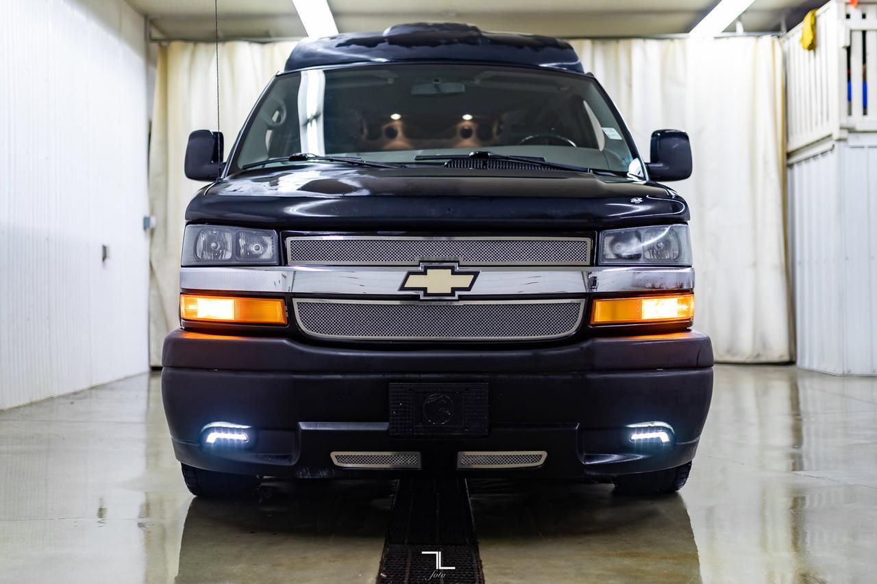 2013 Chevrolet Express AWD Explorer Conversion Van Leather DVD Red Deer AB