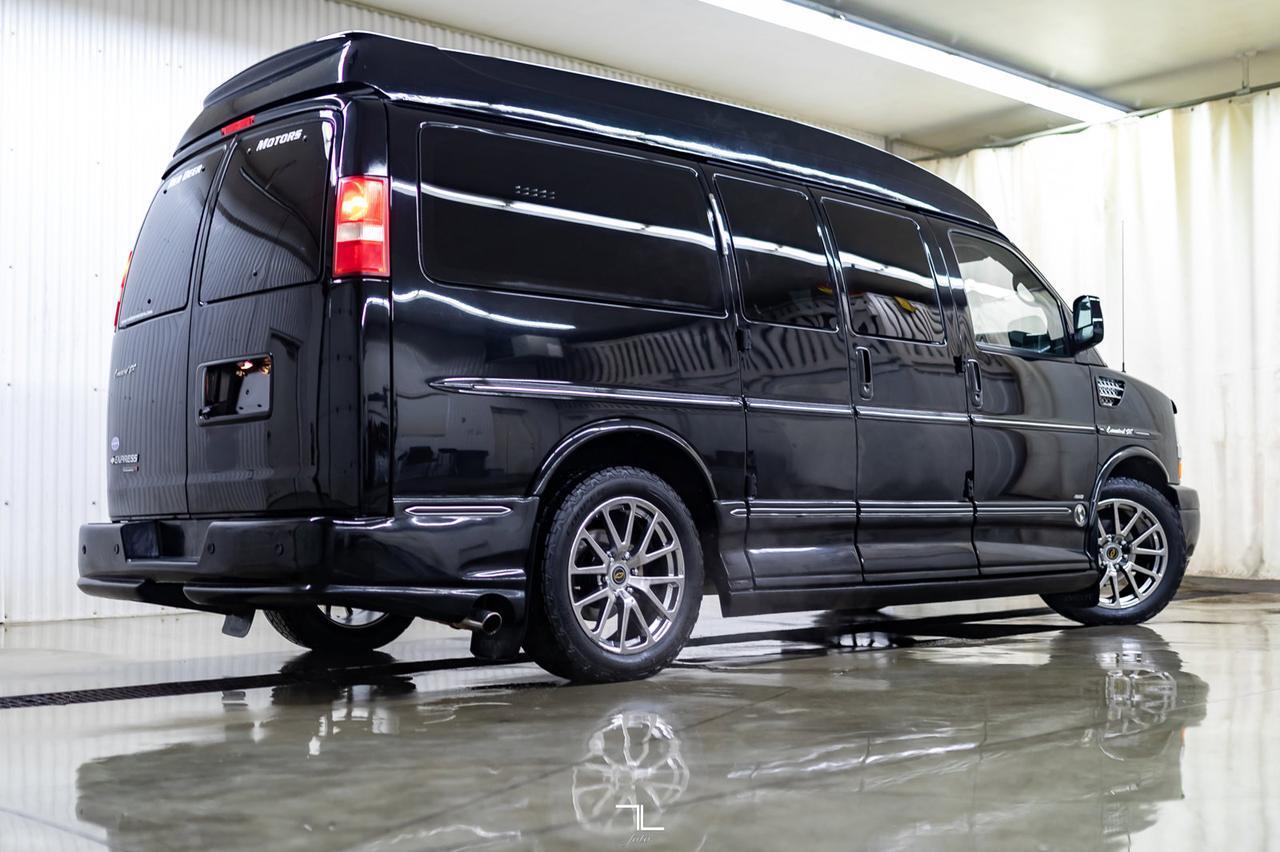 2013 Chevrolet Express AWD Explorer Conversion Van Leather DVD Red Deer AB