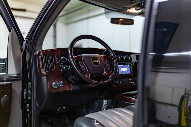 2013 Chevrolet Express AWD Explorer Conversion Van Leather DVD Red Deer AB