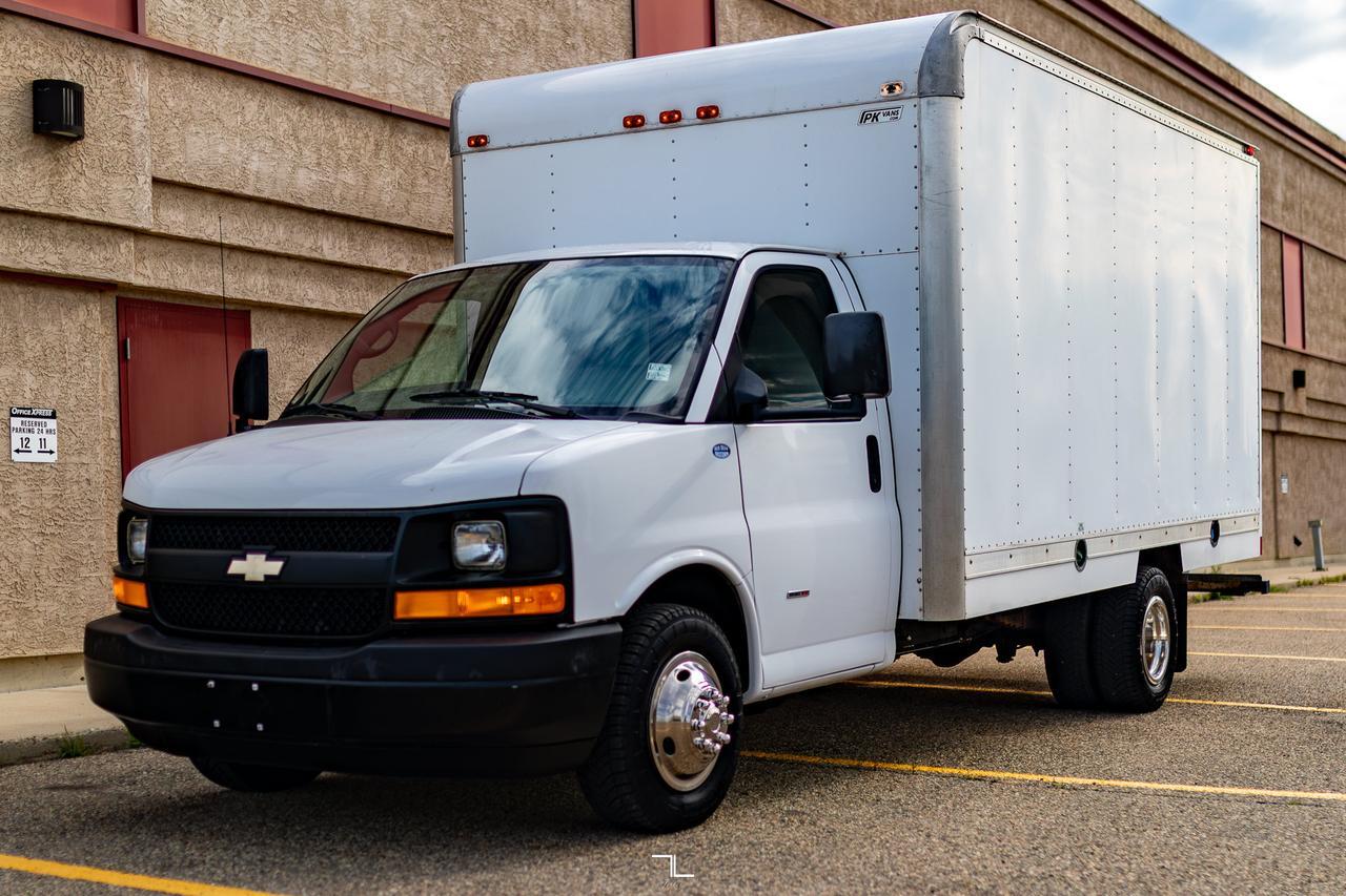 2013 Chevrolet Express G3500 Cube Van Diesel Red Deer AB