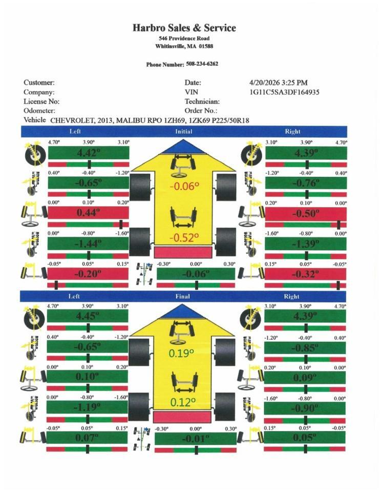 2013 Chevrolet Malibu LT - LOW MILES - GREAT SERVICE HISTORY Webster MA