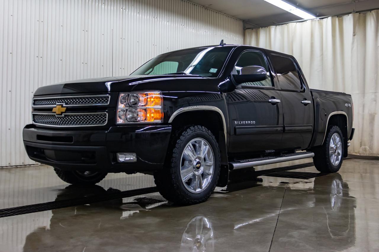 2013 Chevrolet Silverado 1500 4x4 Crew Cab LTZ Leather Roof Nav Red Deer AB