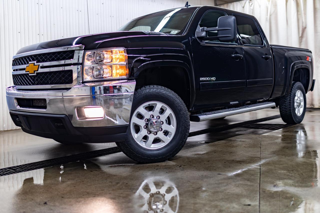 2013 Chevrolet Silverado 2500HD 4x4 Crew Cab LTZ Z71 Leather Roof Nav Red Deer AB