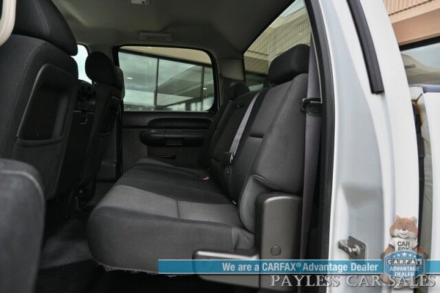 2013 Chevrolet Silverado 2500HD LT / 4X4 / Crew Cab / 6.6L Turbo Diesel / Premium Cloth Seats / Power Mirrors, Windows, & Locks / Bluetooth / Aux Input / Automatic Climate Control / Front Bench / Seats 6 / Only 54K Miles / Tow Pkg / 1-Owner Anchorage AK