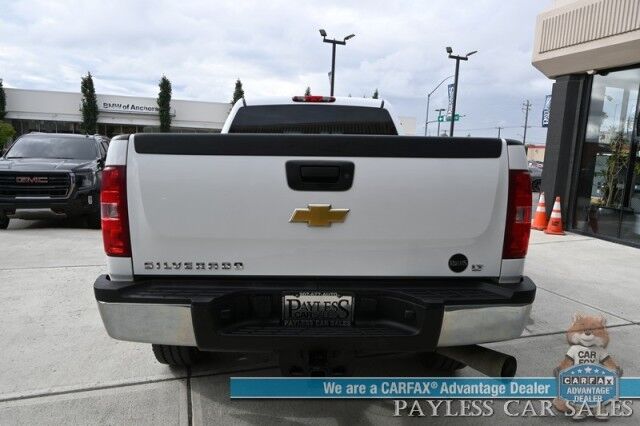 2013 Chevrolet Silverado 2500HD LT / 4X4 / Crew Cab / 6.6L Turbo Diesel / Premium Cloth Seats / Power Mirrors, Windows, & Locks / Bluetooth / Aux Input / Automatic Climate Control / Front Bench / Seats 6 / Only 54K Miles / Tow Pkg / 1-Owner Anchorage AK