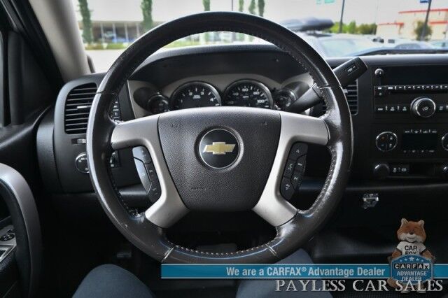 2013 Chevrolet Silverado 2500HD LT / 4X4 / Crew Cab / 6.6L Turbo Diesel / Premium Cloth Seats / Power Mirrors, Windows, & Locks / Bluetooth / Aux Input / Automatic Climate Control / Front Bench / Seats 6 / Only 54K Miles / Tow Pkg / 1-Owner Anchorage AK