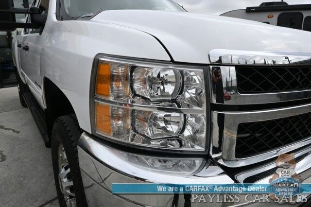 2013 Chevrolet Silverado 2500HD LT / 4X4 / Crew Cab / 6.6L Turbo Diesel / Premium Cloth Seats / Power Mirrors, Windows, & Locks / Bluetooth / Aux Input / Automatic Climate Control / Front Bench / Seats 6 / Only 54K Miles / Tow Pkg / 1-Owner Anchorage AK