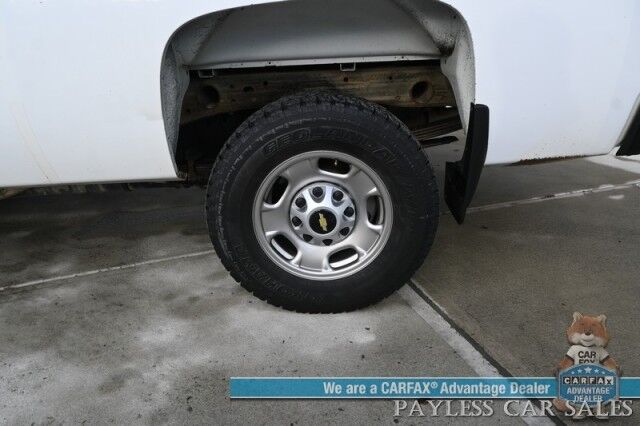 2013 Chevrolet Silverado 2500HD WT / 4X4 / 6.6L Duramax Diesel / Crew Cab / Seats 6 / Power Locks / AUX Input / Cruise Control / Air Conditioning / Bed Liner / Block Heater / Tow Pkg / Only 70K Miles / 1-Owner Anchorage AK