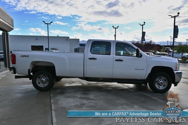 2013 Chevrolet Silverado 2500HD WT / 4X4 / 6.6L Duramax Diesel / Crew Cab / Seats 6 / Power Locks / AUX Input / Cruise Control / Air Conditioning / Bed Liner / Block Heater / Tow Pkg / Only 70K Miles / 1-Owner Anchorage AK