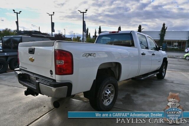 2013 Chevrolet Silverado 2500HD WT / 4X4 / 6.6L Duramax Diesel / Crew Cab / Seats 6 / Power Locks / AUX Input / Cruise Control / Air Conditioning / Bed Liner / Block Heater / Tow Pkg / Only 70K Miles / 1-Owner Anchorage AK