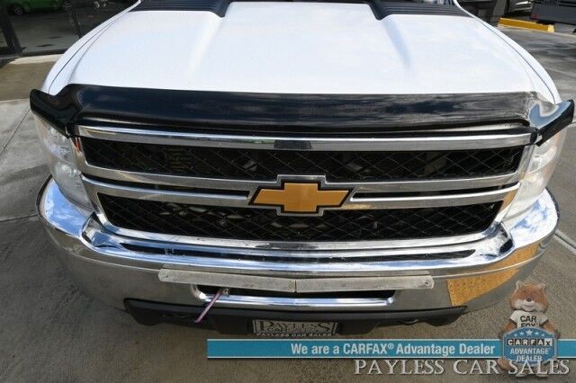 2013 Chevrolet Silverado 2500HD WT / 4X4 / 6.6L Duramax Diesel / Crew Cab / Seats 6 / Power Locks / AUX Input / Cruise Control / Air Conditioning / Bed Liner / Block Heater / Tow Pkg / Only 70K Miles / 1-Owner Anchorage AK