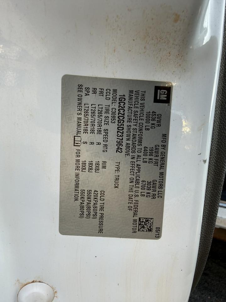 2013 Chevrolet Silverado 3500HD SRW Work Truck Collinsville OK