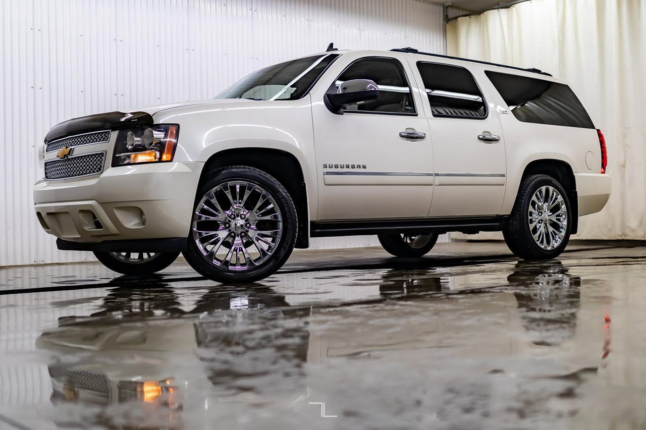 2013 Chevrolet Suburban 4x4 LTZ Leather Roof Nav DVD Red Deer AB