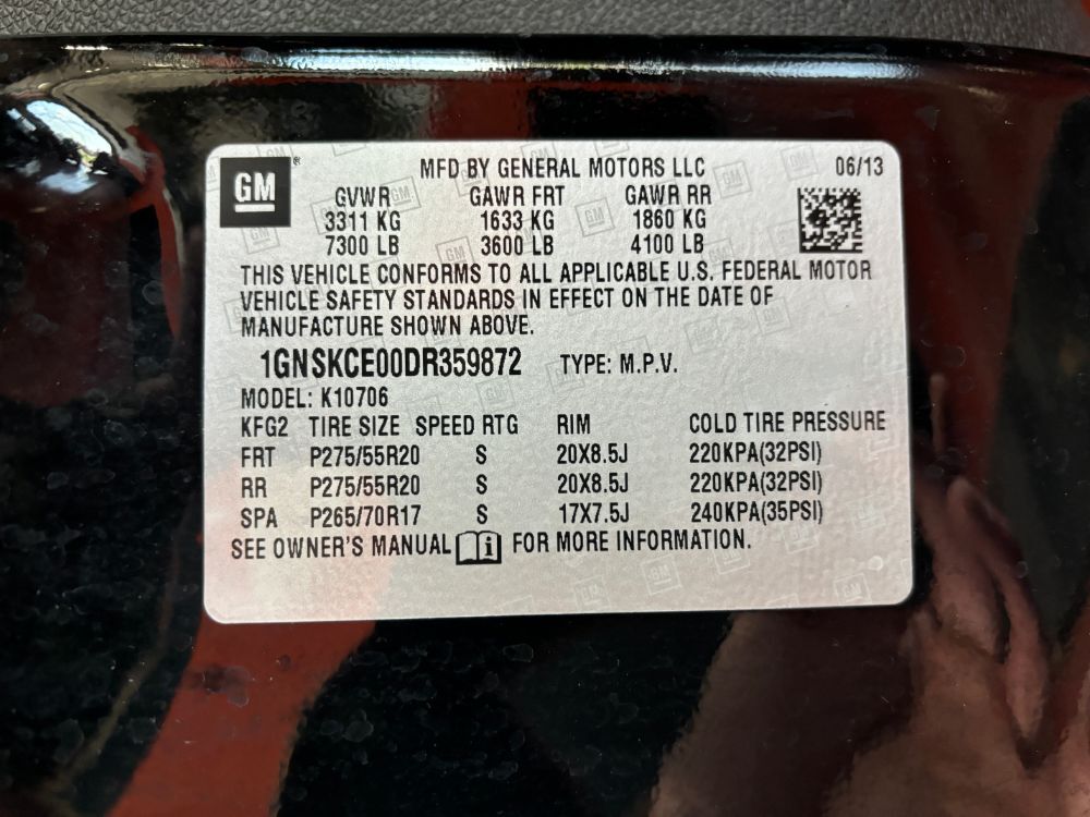 2013 Chevrolet Tahoe LTZ Franklin OH