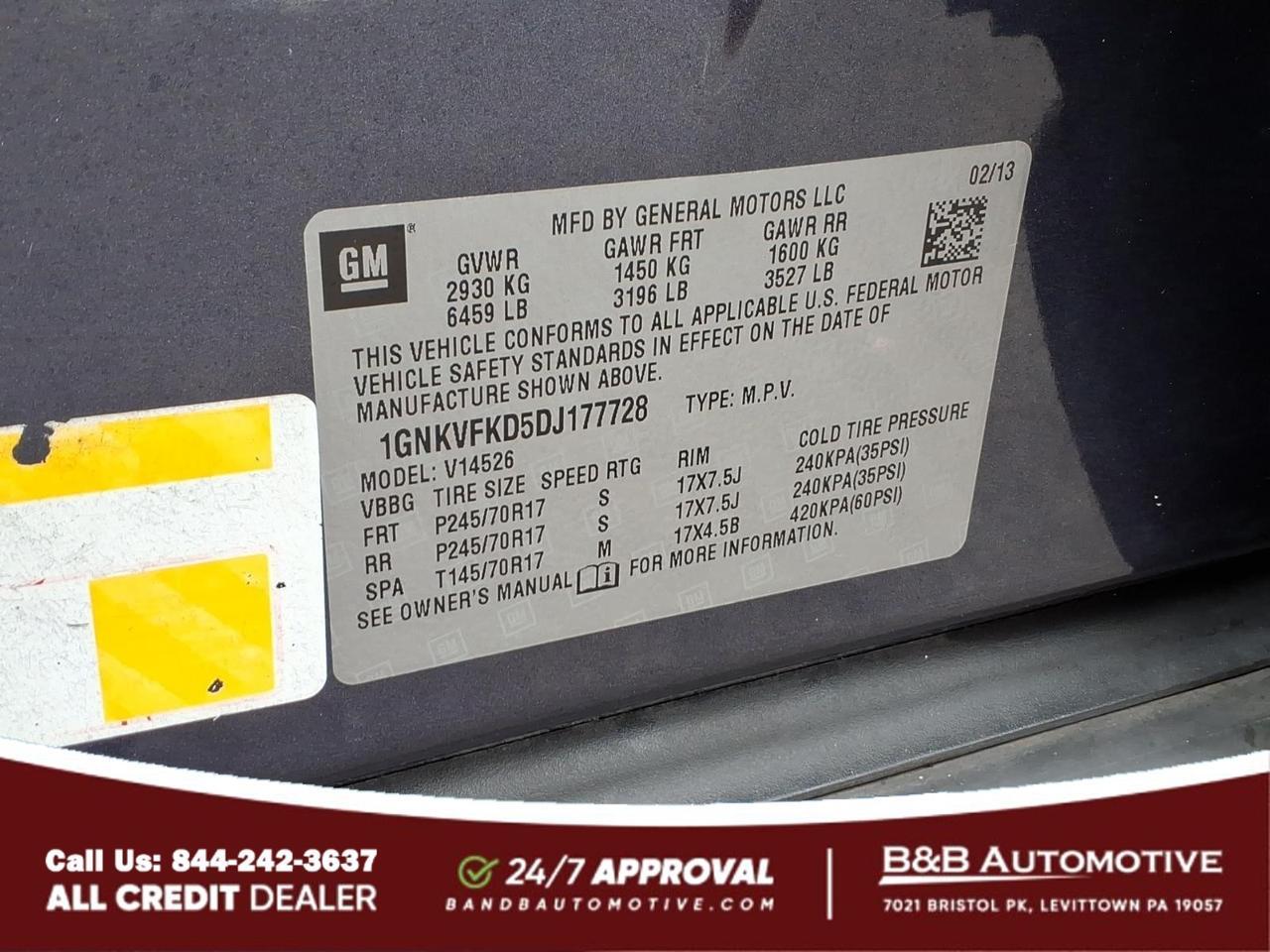 2013 Chevrolet Traverse LS Levittown PA