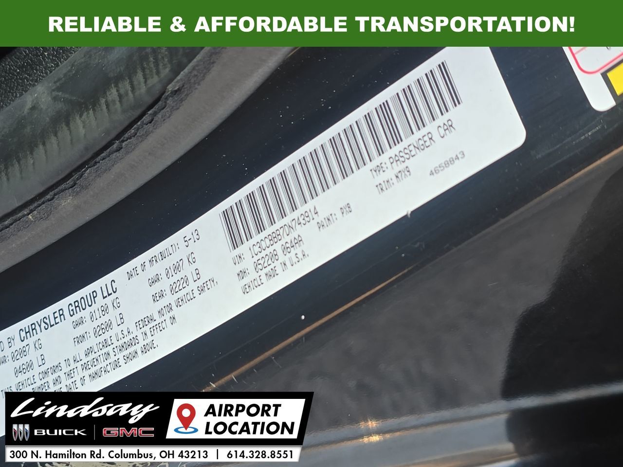 2013 Chrysler 200 Touring Columbus OH