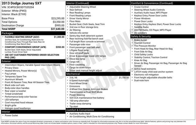 2013 Dodge Journey SXT Raleigh NC