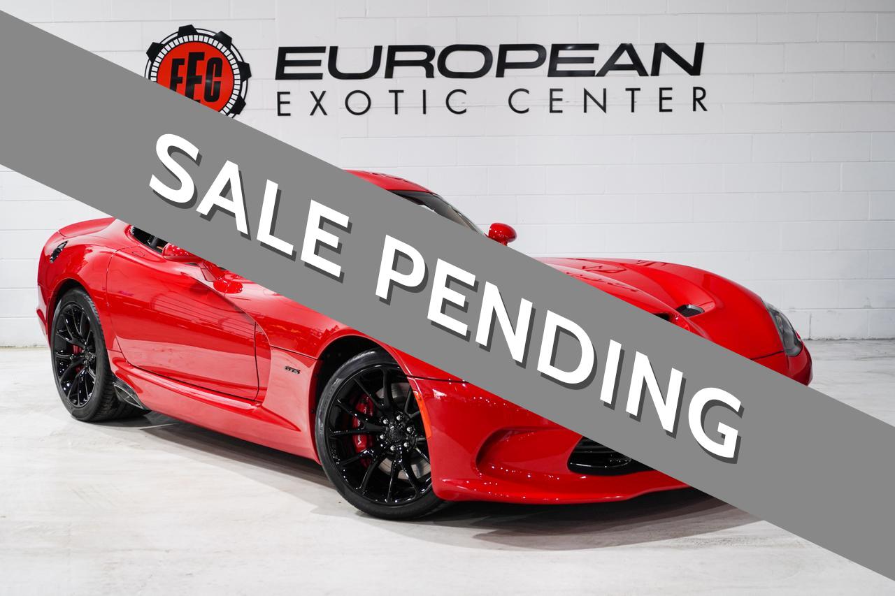 Red 2013 Dodge Viper SRT GTS Coupe Rear-Wheel Drive Manual