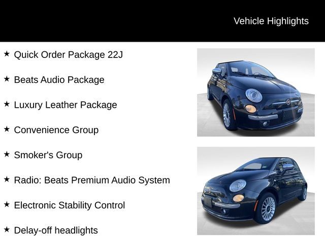 2013 Fiat 500c Lounge Raleigh NC