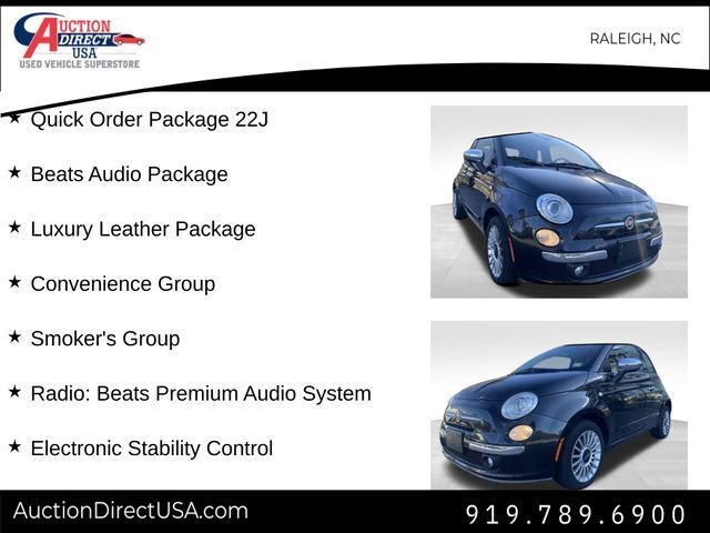 2013 Fiat 500c Lounge Raleigh NC