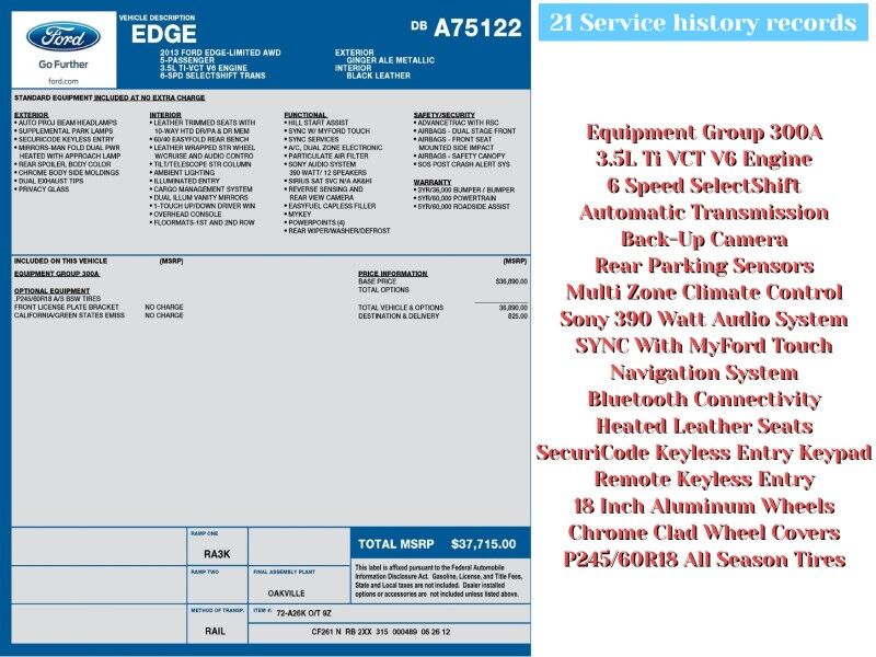2013 Ford Edge Limited AWD