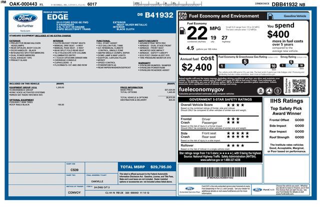2013 Ford Edge SE Raleigh NC