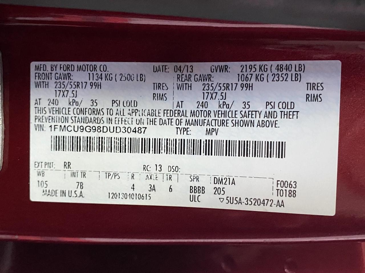 2013 Ford Escape SE Richmond Hill NY