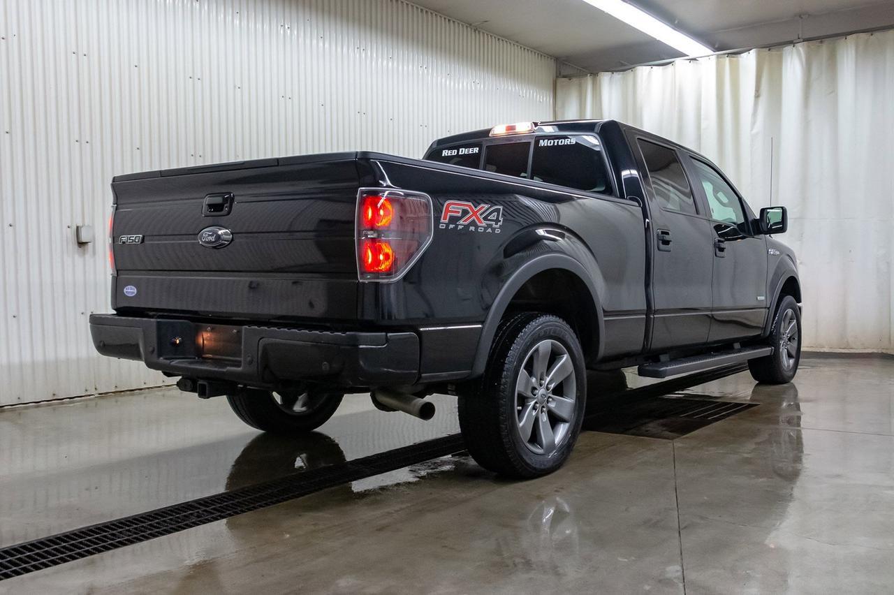 2013 Ford F-150 4x4 Super Crew FX4 Longbox Leather Roof Nav Red Deer AB