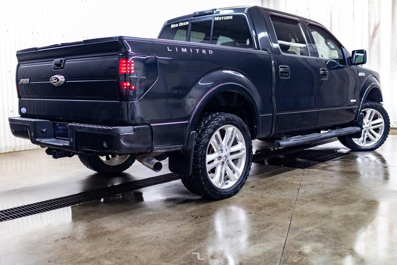 2013 Ford F-150 4x4 Super Crew Limited Leather Roof Nav Red Deer AB