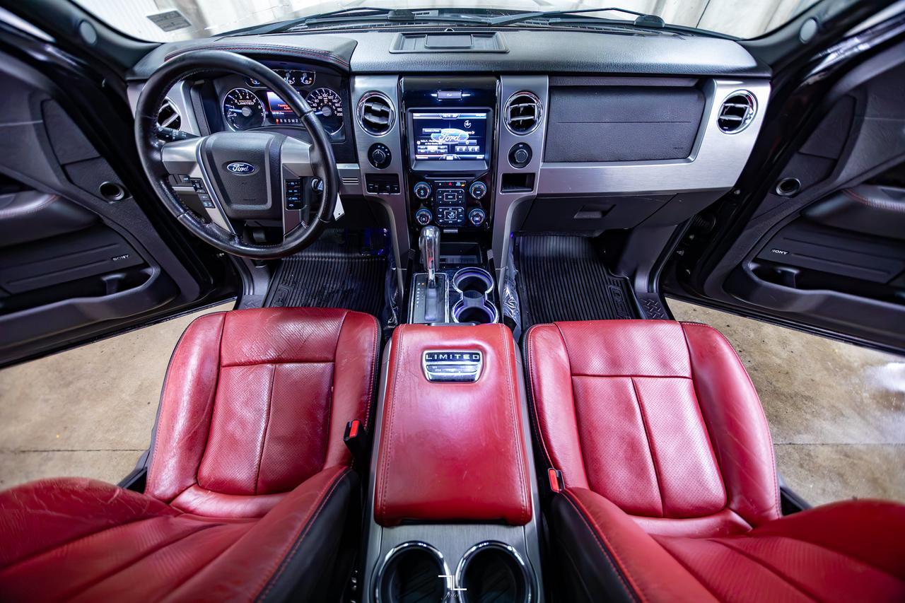 2013 Ford F-150 4x4 Super Crew Limited Leather Roof Nav Red Deer AB