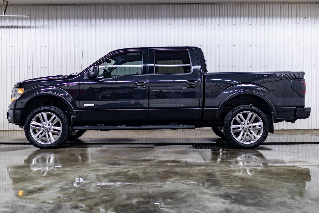 2013 Ford F-150 4x4 Super Crew Limited Leather Roof Nav Red Deer AB