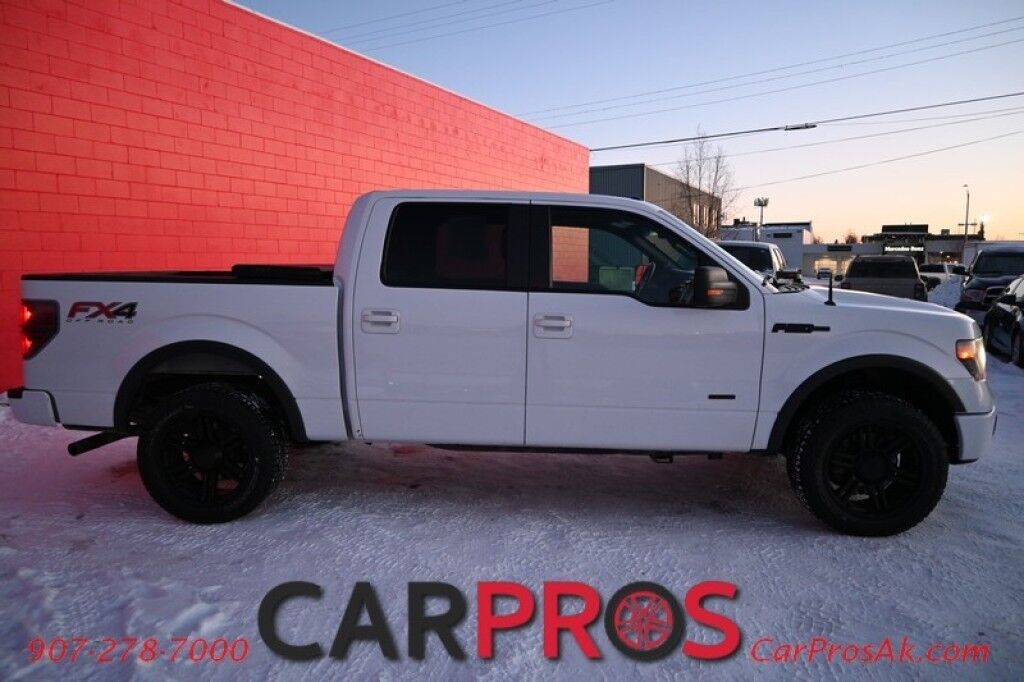 2013 Ford F-150 FX4 - 3.5L Ecoboost V6 - Automatic - 4X4 - Luxury Package - Keyless Entry - Moonroof - Foglights - Auto Start - Power Heated & Cooled Leather Seats - Navigation - Bluetooth - Backup Camera - Bed Liner - Block Heater - Tow Package Anchorage AK