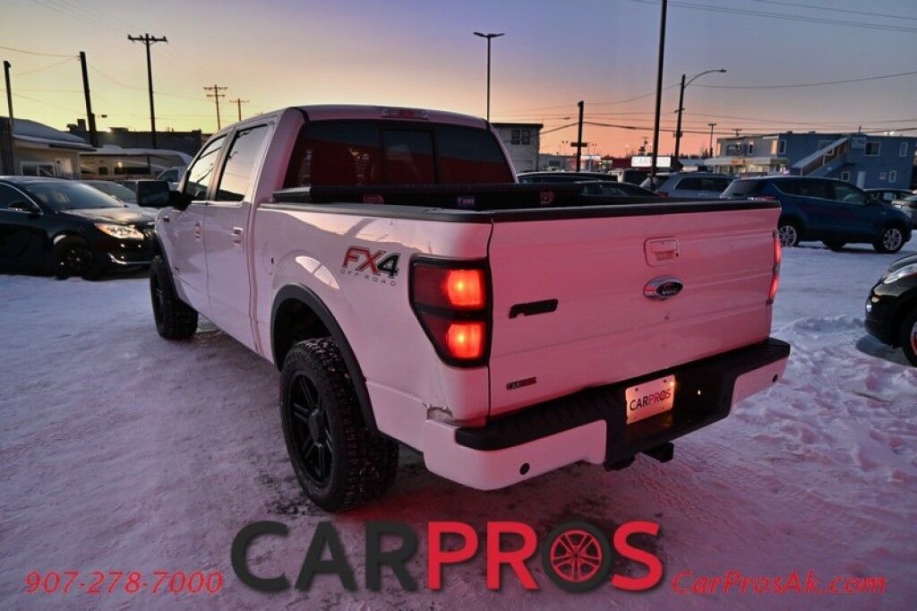 2013 Ford F-150 FX4 - 3.5L Ecoboost V6 - Automatic - 4X4 - Luxury Package - Keyless Entry - Moonroof - Foglights - Auto Start - Power Heated & Cooled Leather Seats - Navigation - Bluetooth - Backup Camera - Bed Liner - Block Heater - Tow Package Anchorage AK