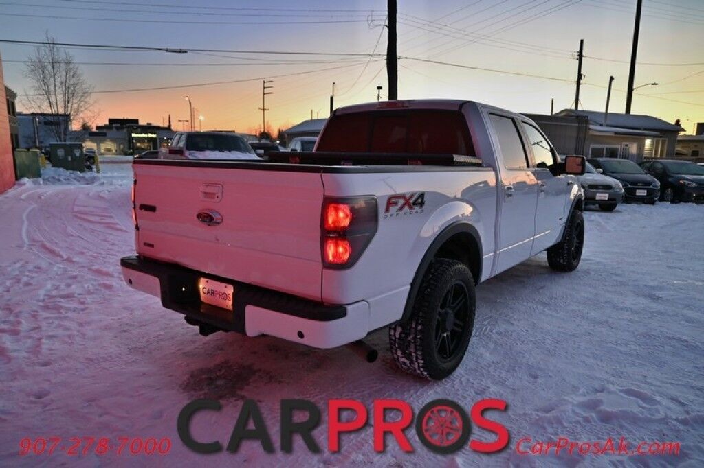 2013 Ford F-150 FX4 - 3.5L Ecoboost V6 - Automatic - 4X4 - Luxury Package - Keyless Entry - Moonroof - Foglights - Auto Start - Power Heated & Cooled Leather Seats - Navigation - Bluetooth - Backup Camera - Bed Liner - Block Heater - Tow Package Anchorage AK