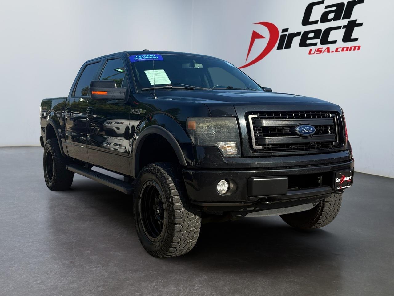 2013 Ford F-150 FX4, BED LINER, RUNNING BOARDS, TOW PACKAGE, POWER REAR SLIDING WINDOW, HEATED & VENTILATED SEATS, POWER MOONROOF, NAVIGATION, BACKUP CAMERA, LOW MILEAGE, DRIVE OFF IN A FORD TODAY! Virginia Beach VA