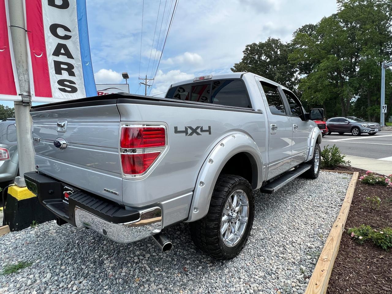 2013 Ford F150 LARIAT, LEATHER INTERIOR, BED LINER, REMOTE START, SUNROOF, RUNNING BOARDS, LOW