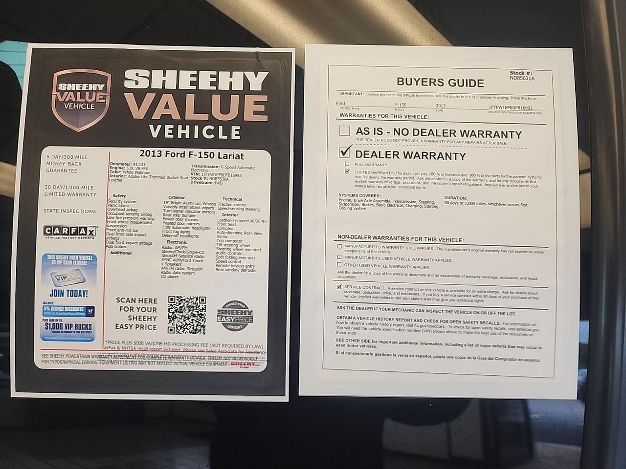 2013 Ford F-150 Lariat Richmond VA