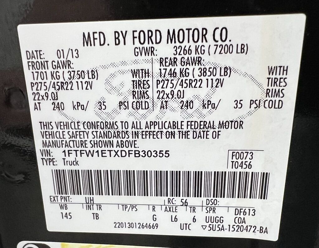2013 Ford F-150 Limited Loveland CO