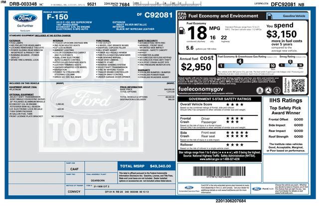 2013 Ford F-150 Platinum Raleigh NC