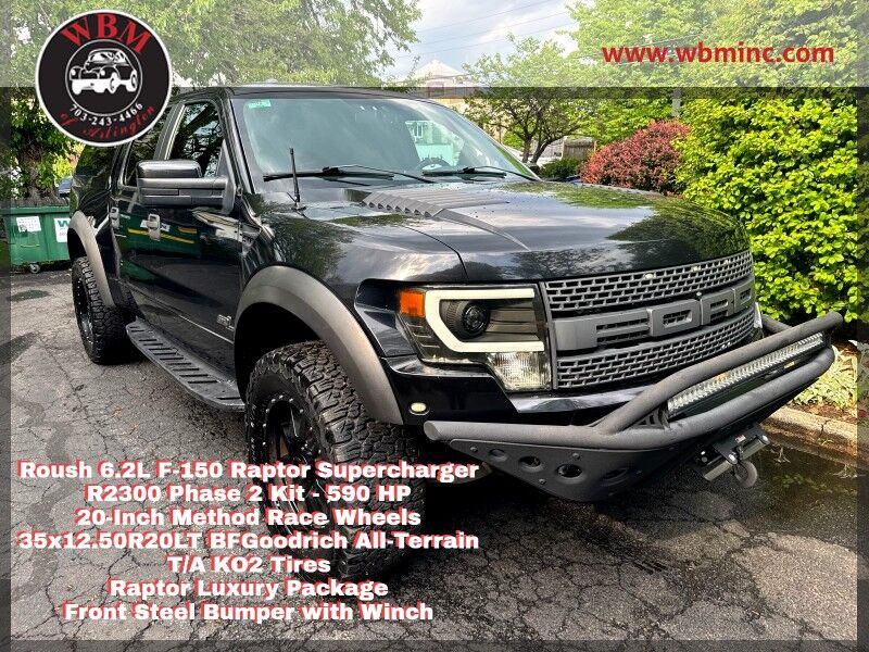 2013 Ford F-150 SVT Raptor SuperCrew 4WD w/ Luxury Package