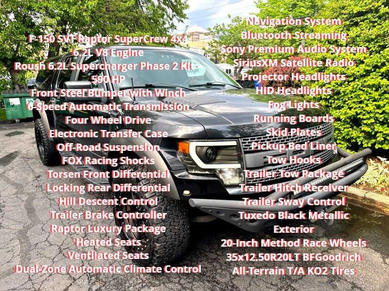 2013 Ford F-150 SVT Raptor SuperCrew 4WD w/ Luxury Package